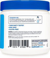 Nutricost Calcium BHB ingredient label shows transparent sourcing.