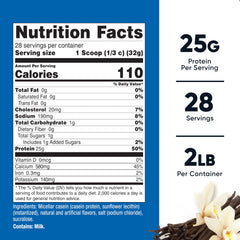 Nutricost vanilla casein powder scoop for a slow-digesting protein option.