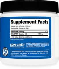 Nutricost Creatine HCl packaging on kitchen counter.