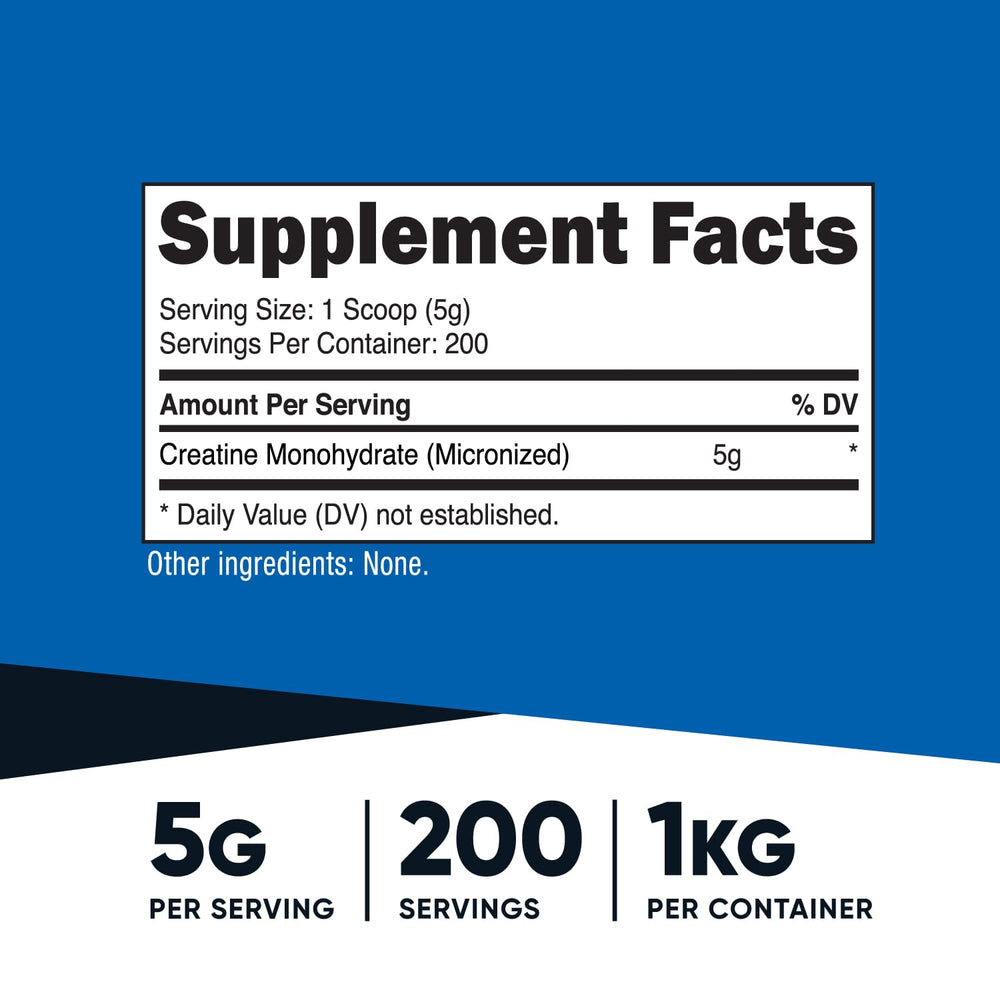 Nutricost scoop showing precise 5 g servings for workouts