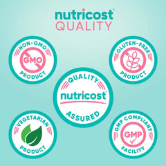 Nutricost Creatine monohydrate powder label showing strawberry lemonade flavor.