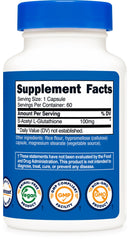Nutricost GMO-free label on packaging highlighting clean ingredients