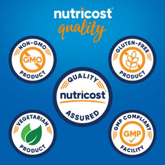Nutricost bottle close-up showing quality and trust