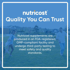 Nutricost NAD+ fact panel highlights 60 servings per bottle
