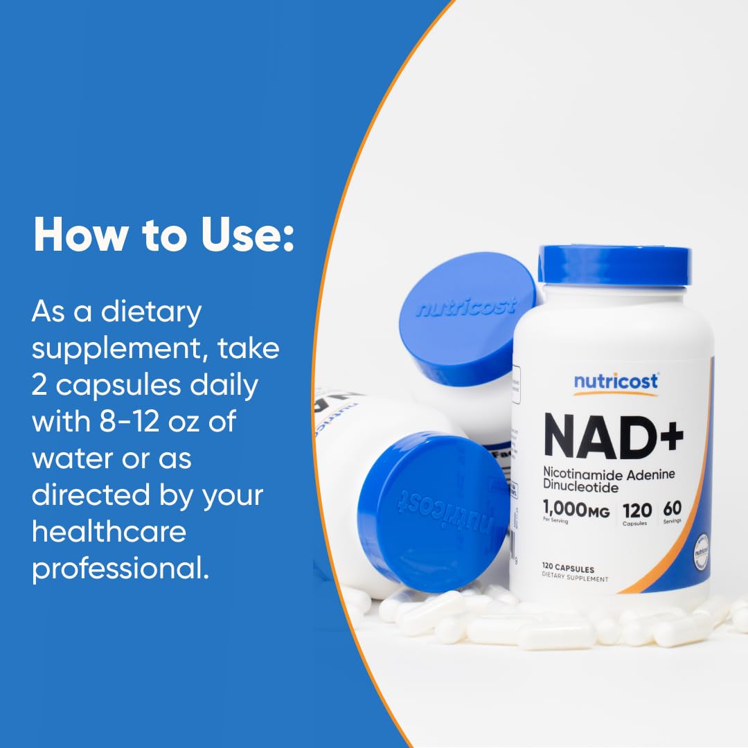 Nutricost NAD+ on store shelf as an accessible wellness option
