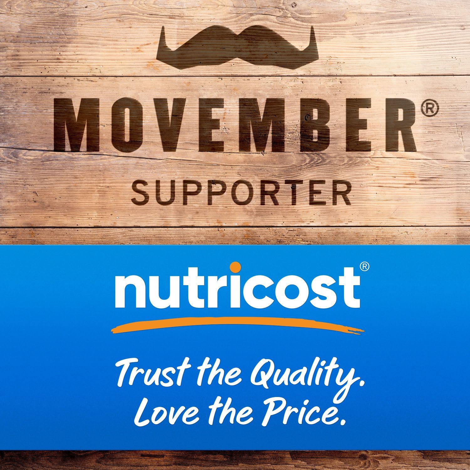Nutricost label on the tub highlights USDA Organic certification and Non-GMO status