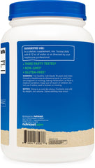 Nutricost spirulina label emphasizes organic, non-GMO, and third-party tested quality.