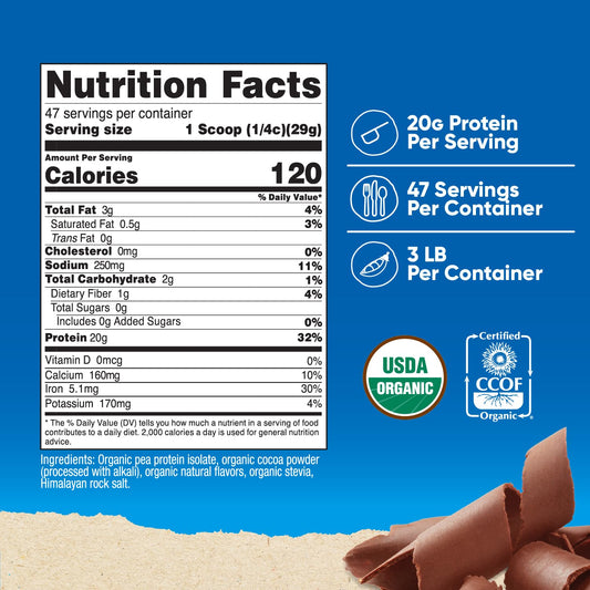 Nutricost Pea Protein Powder scoop for quick protein boosts
