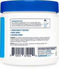 Nutricost Sodium BHB powder stirred into a pre-workout drink