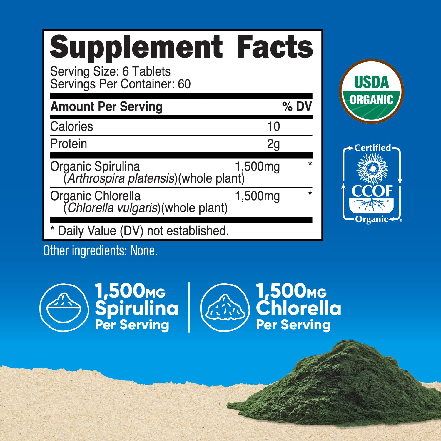 Close-up of Nutricost tablets showing compact daily supplement