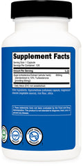 Nutricost Turkesterone 600mg facility shows GMP-compliant, FDA-registered production