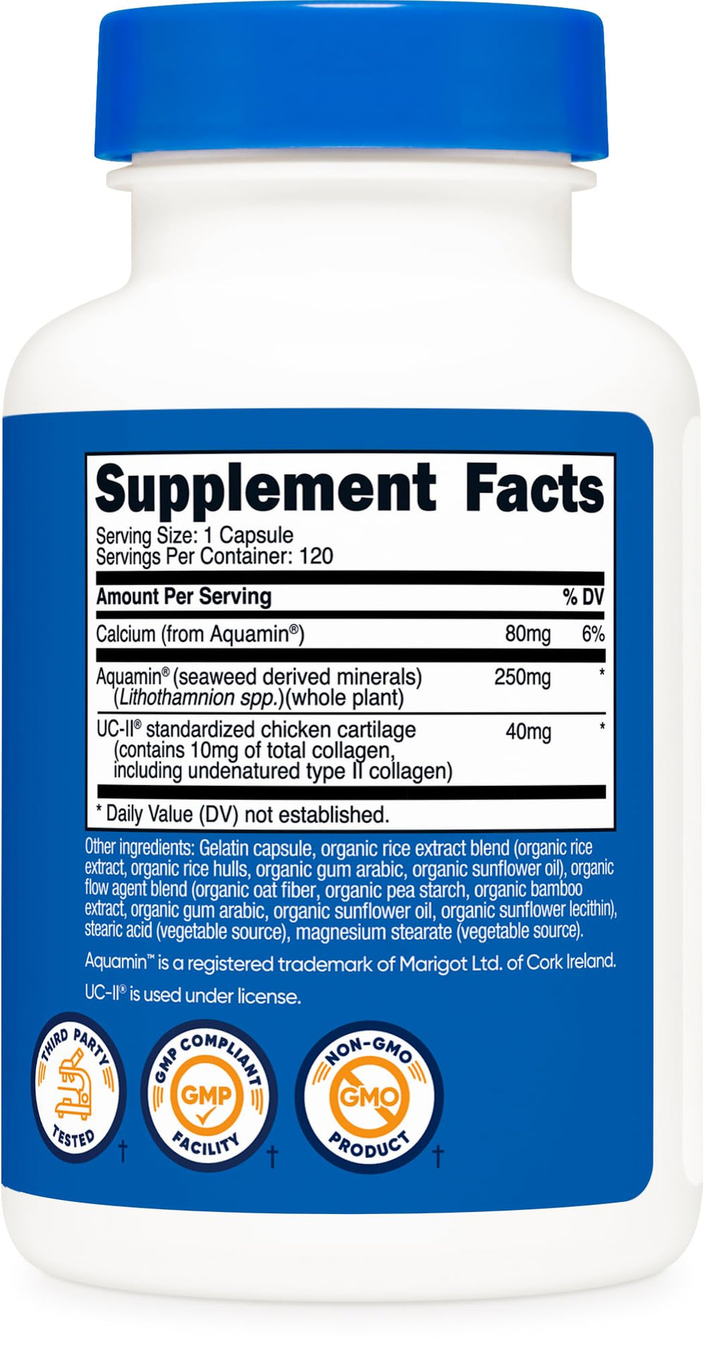Nutricost UC-II Collagen 40mg usage scene; daily routine supplement ritual