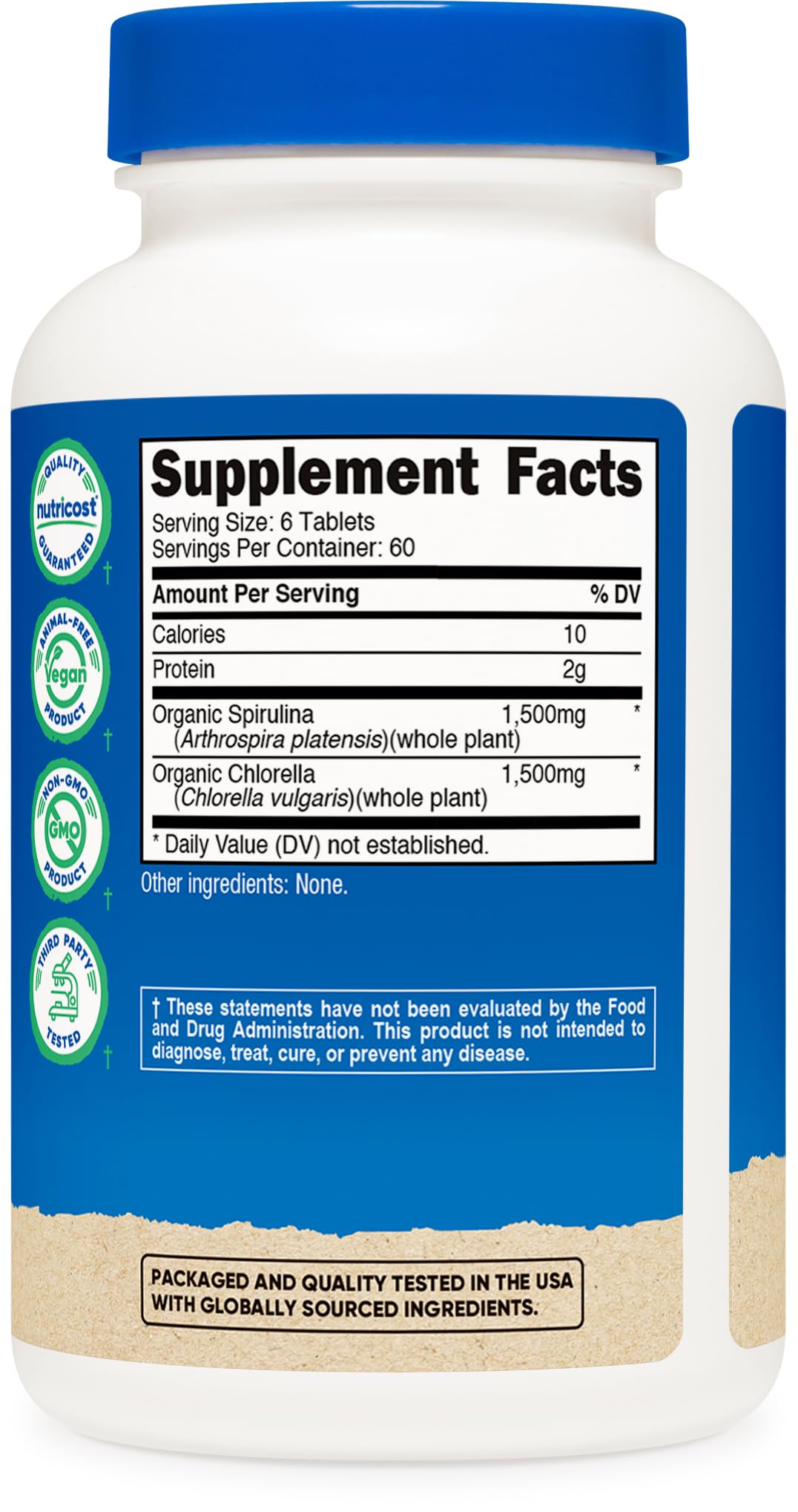 Vegan, gluten-free Nutricost supplement suitable for plant-based diets
