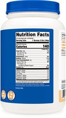 Nutricost Whey Isolate Cake Batter mixing in a shaker bottle