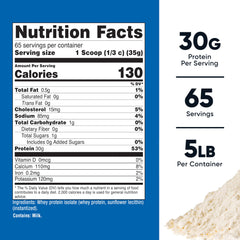 Nutricost whey isolate serving scoop ready for accurate 30 g protein per serving