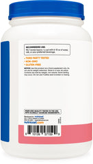 Nutricost Whey Isolate Strawberry Milkshake scoop included for easy measuring
