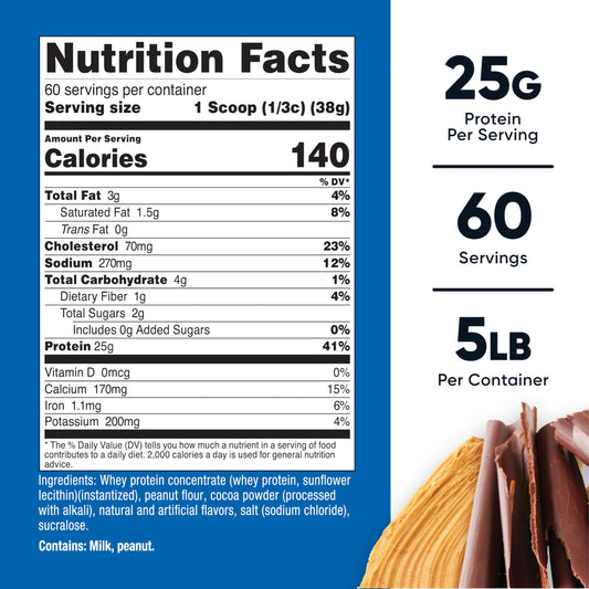 Nutricost Chocolate Peanut Butter shake ready for post-workout recovery.