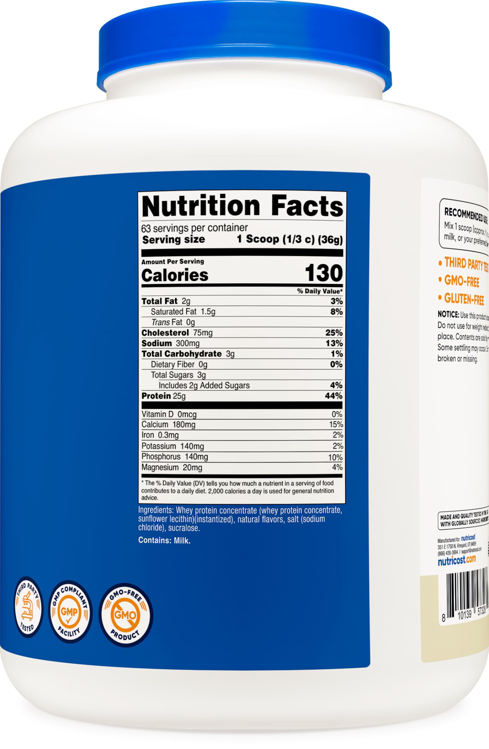Nutricost production facility demonstrates NSF-certified quality manufacturing.