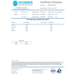 NutriCrafters Enhanced Garlic EDTA USA-tested seal conveys quality assurance