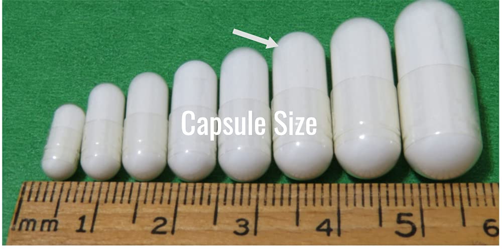 Packaging box displays 60 vegetarian capsules and USA production.