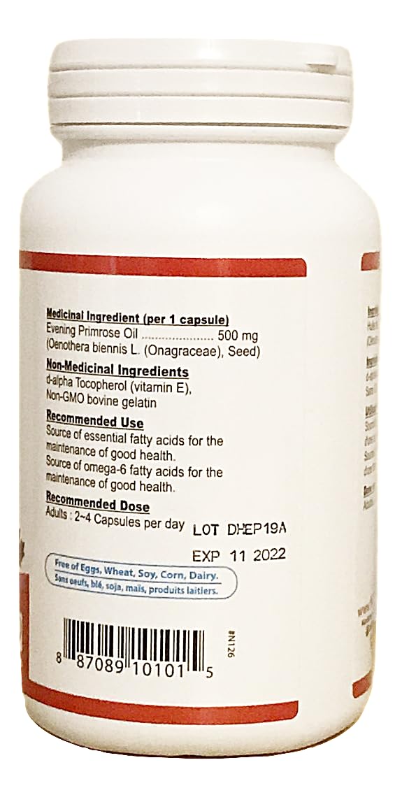 Nutridom Evening Primrose Oil softgels pile for daily wellness routine.