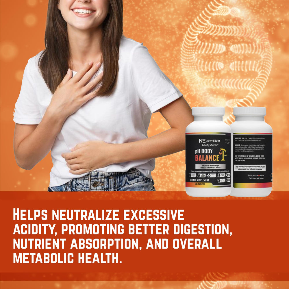 NutriEffect pH Balance bottle on a kitchen counter for convenient everyday wellness