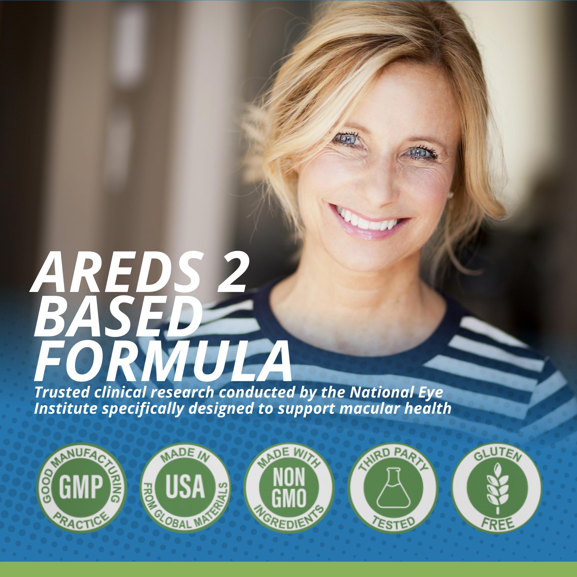 Nutrient Revolution Macular Focus Plus Macu-LZ carotenoids close-up for visual support.