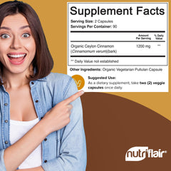 US-made NutriFlair Cinnamon GMP facility certification badge
