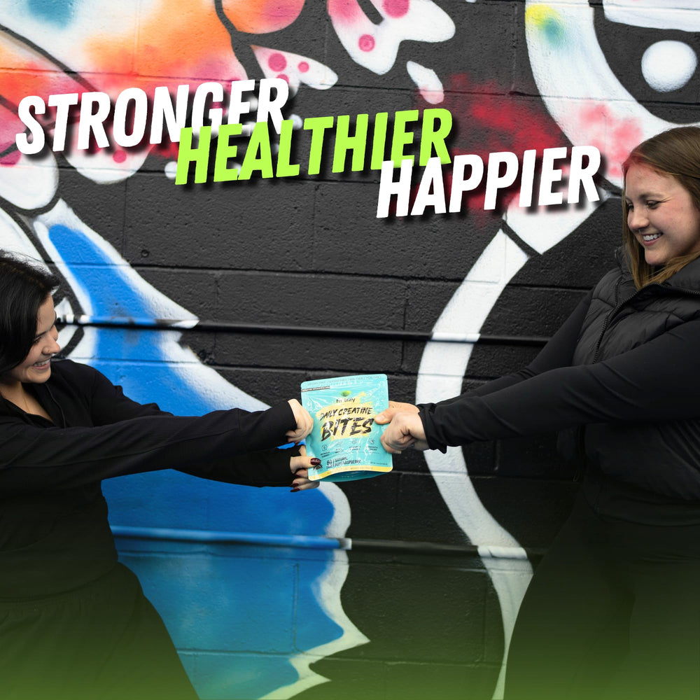 Nutrify Daily Creatine Gummies morning routine scene suggests a start-of-day boost