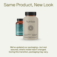 Nutriissa 12-in-1 capsules close-up showing vegan capsules ready to take.