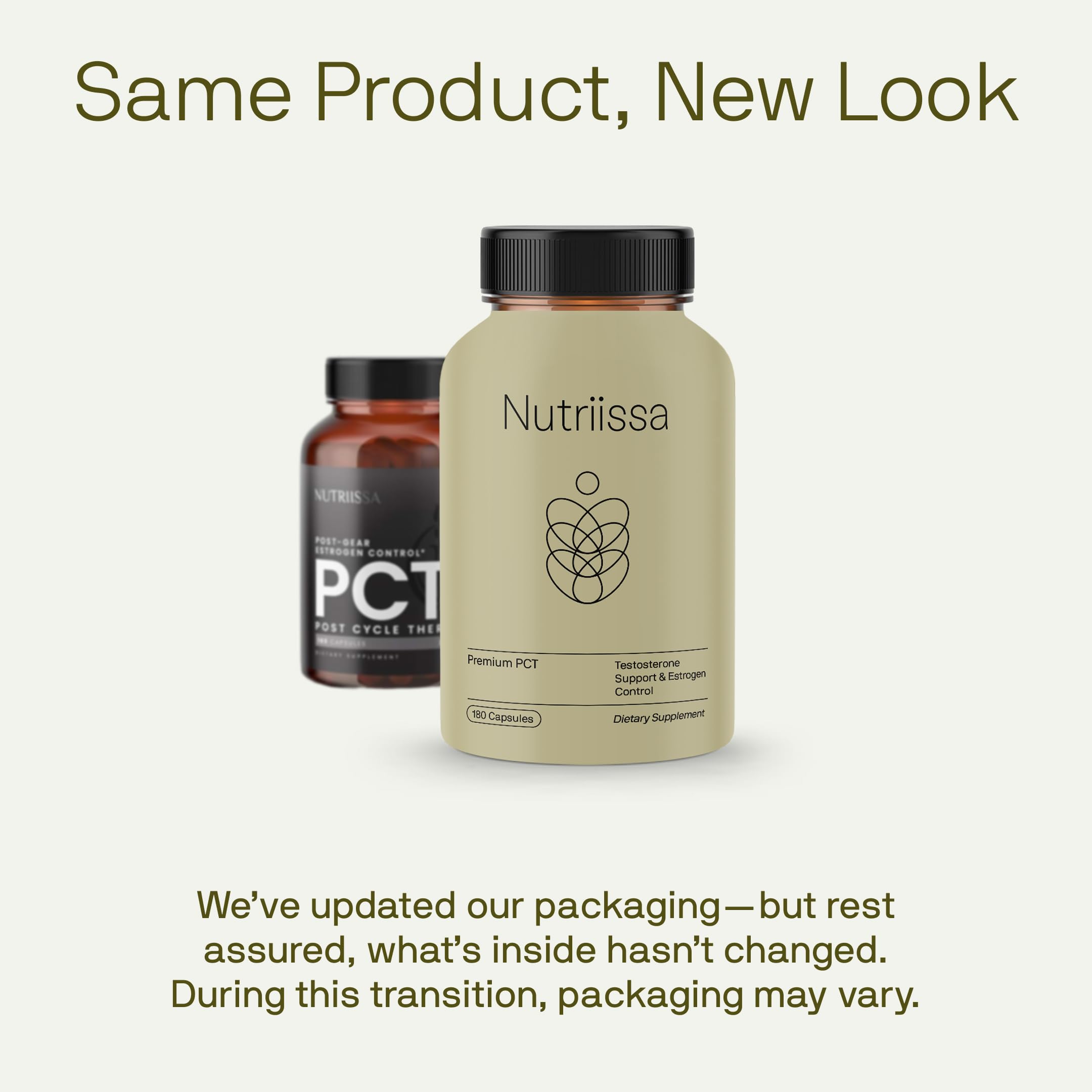 Nutriissa PCT capsules close-up shows quality capsules for reliable daily use.