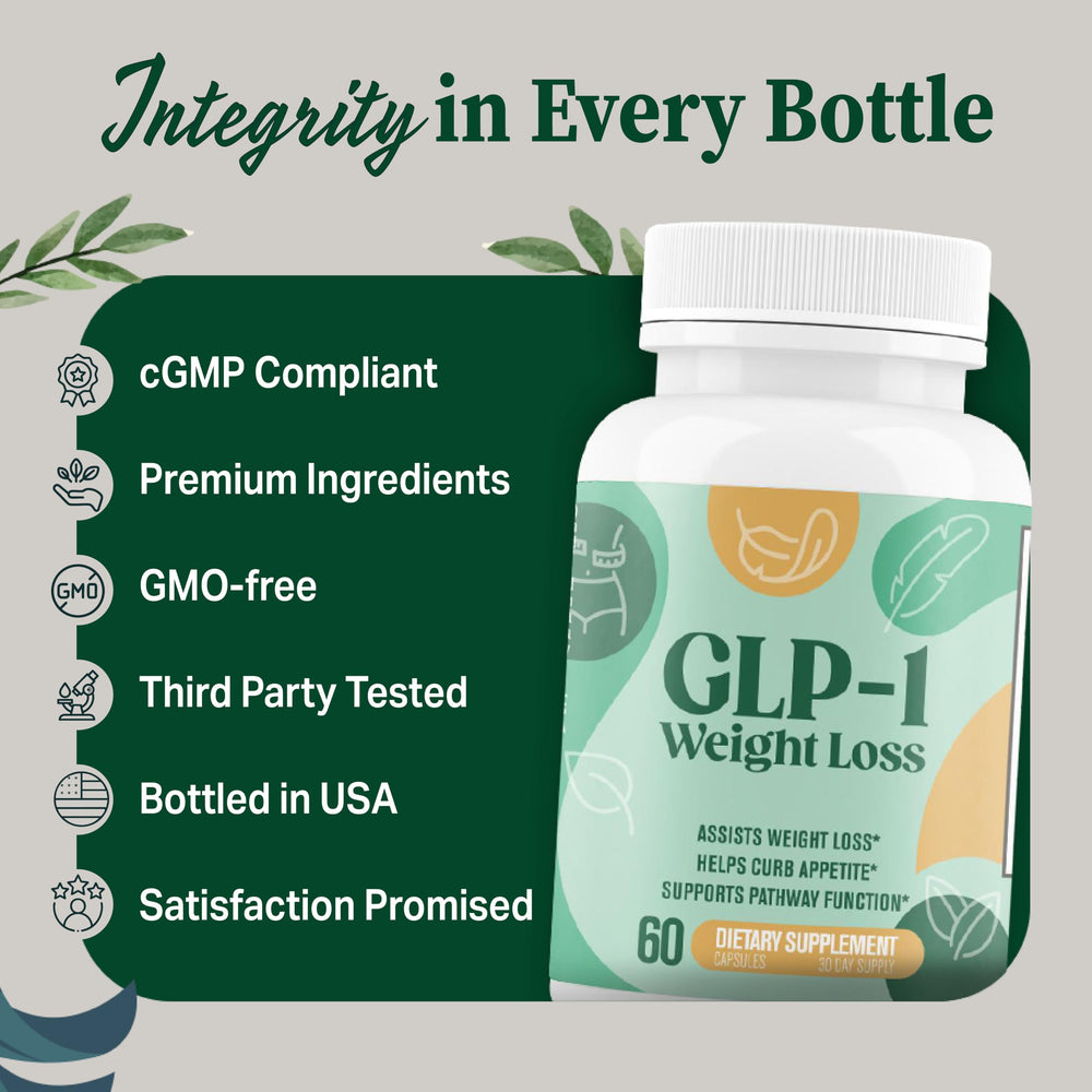 Nutrimend IQ GLP-1 capsule close-up showing compact daily form.
