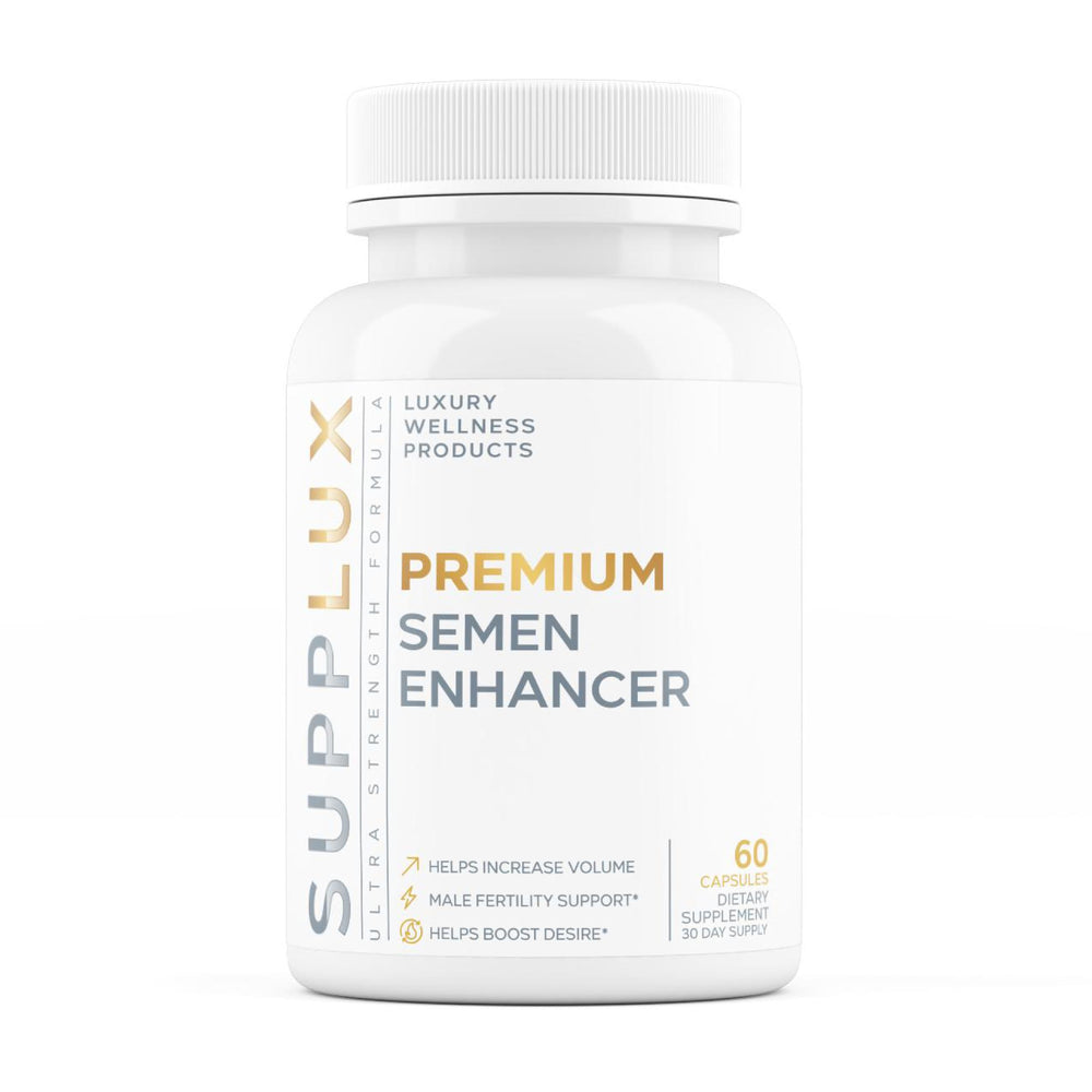 Nutrimend IQ Semen Volume Enhancer bottle supports daily vitality and hydration.