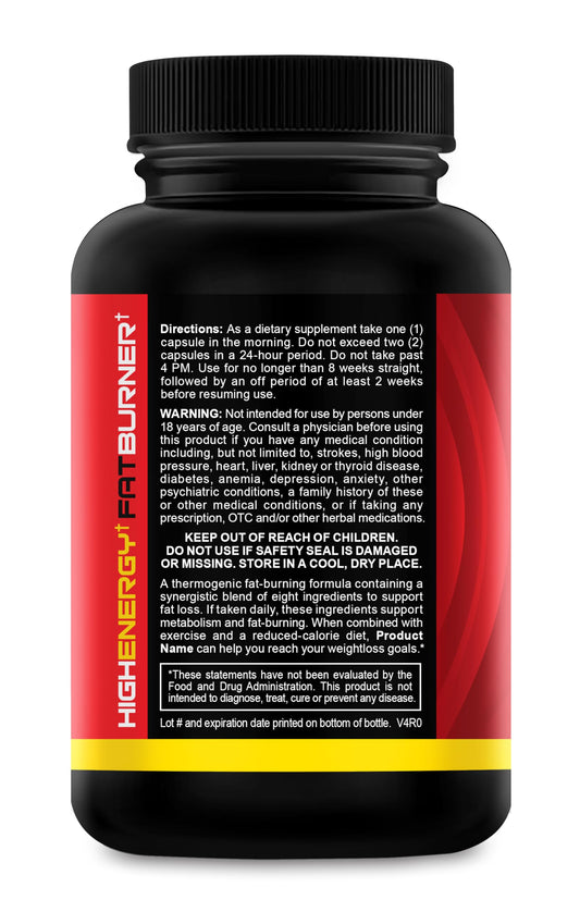 Nutriment Quick Ten bottle back label shows key features for weight management.