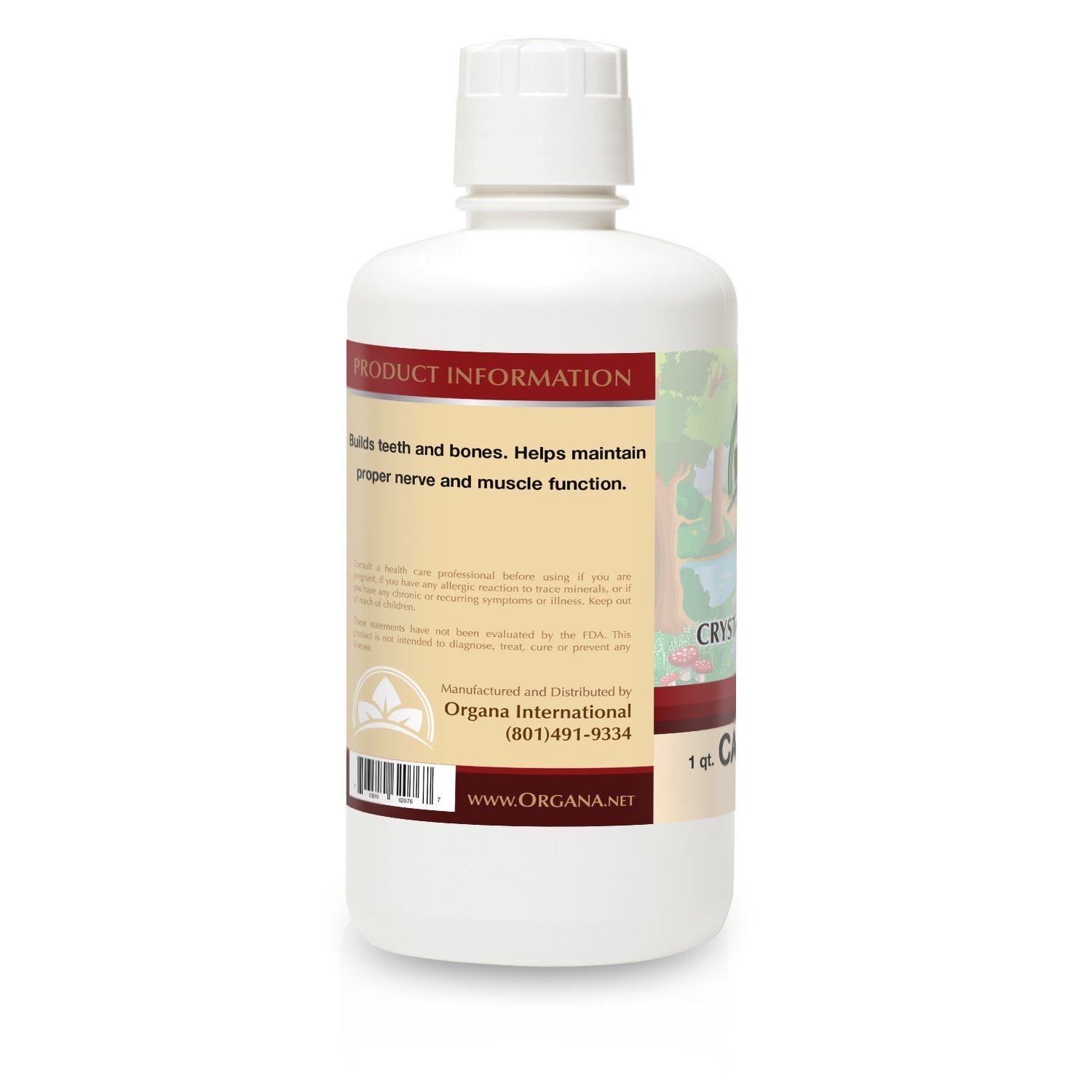 NutriNoche Organa Pure calcium dropper for easy dosing.