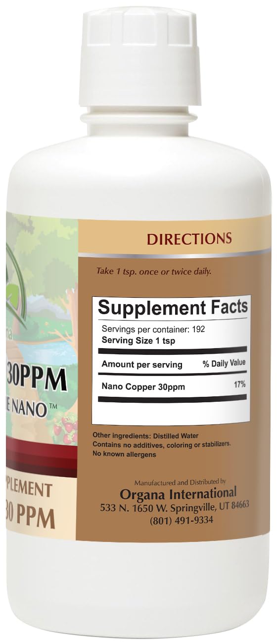 NutriNoche Organa Pure Copper pour into water demonstrates simple daily mixing.