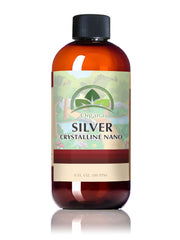 NutriNoche Organa nano colloidal silver bottle 8 oz for daily use with high bioavailability.