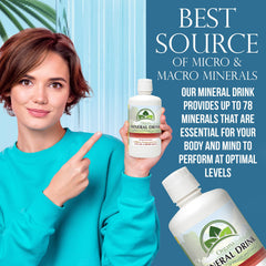 NutriNoche Organa Trace Minerals bottle pour shows easy mix into water for consistent daily intake