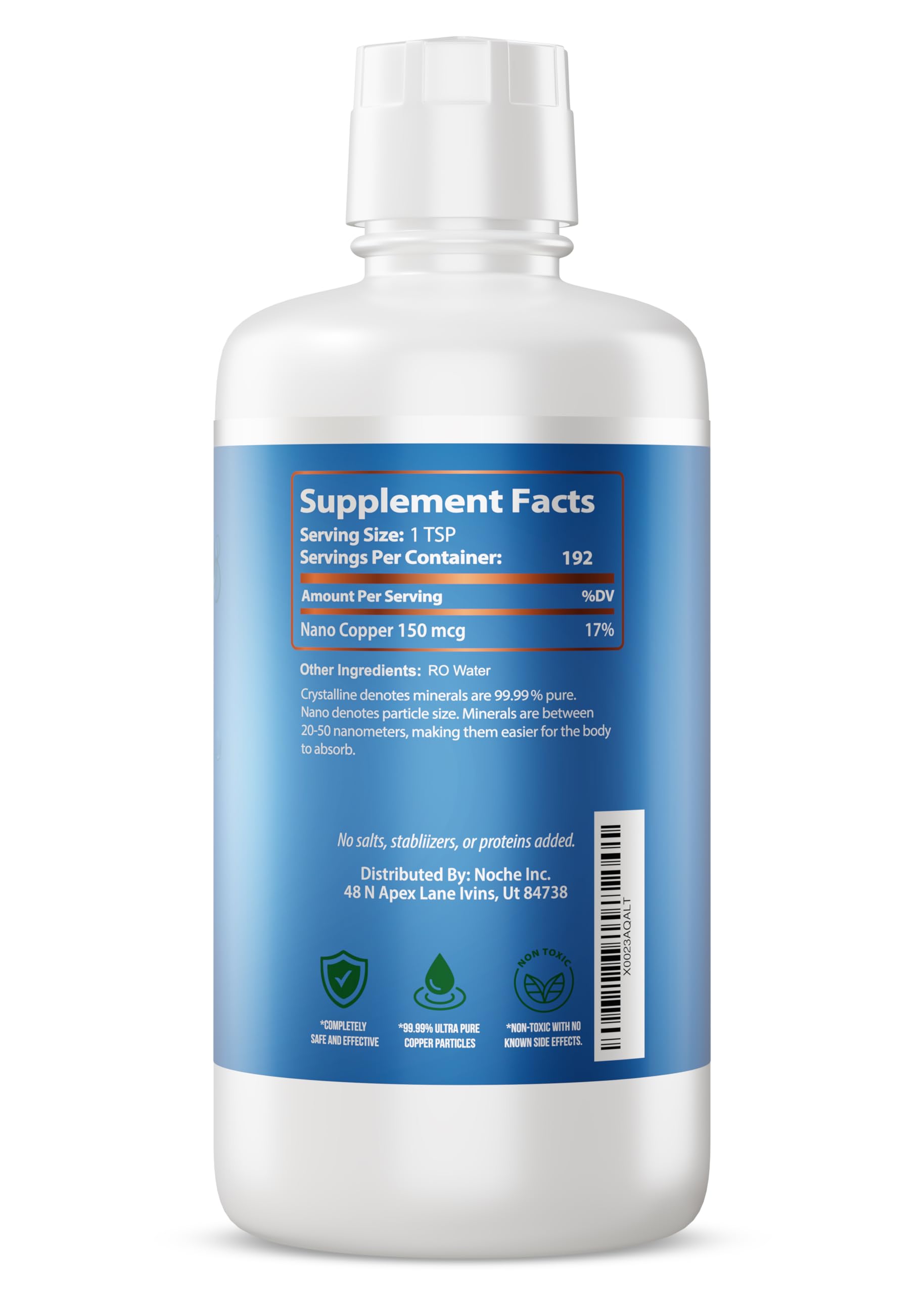 NutriNoche sublingual drops application for fast absorption.