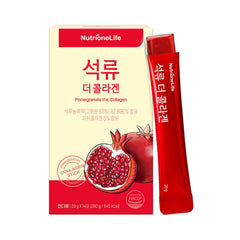 NUTRIONELIFE pomegranate-collagen-stick close-up highlighting convenient daily use.
