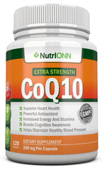 NutriONN CoQ10 200mg capsules for energy support