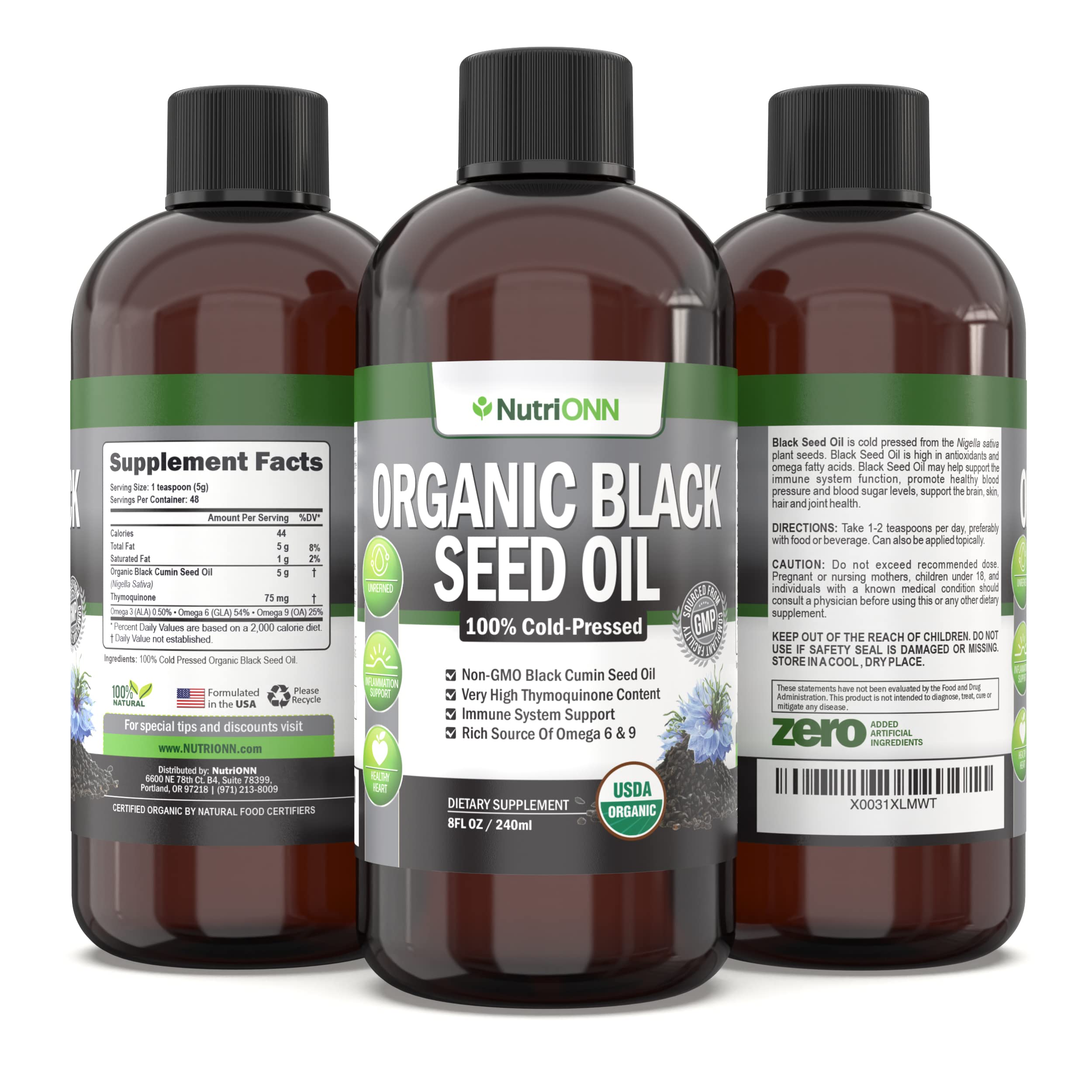 NutriONN Recyclable PET bottle packaging reduces waste.