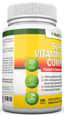 NutriONN Vitamin C Complex label highlights 1695mg content and bioflavonoids