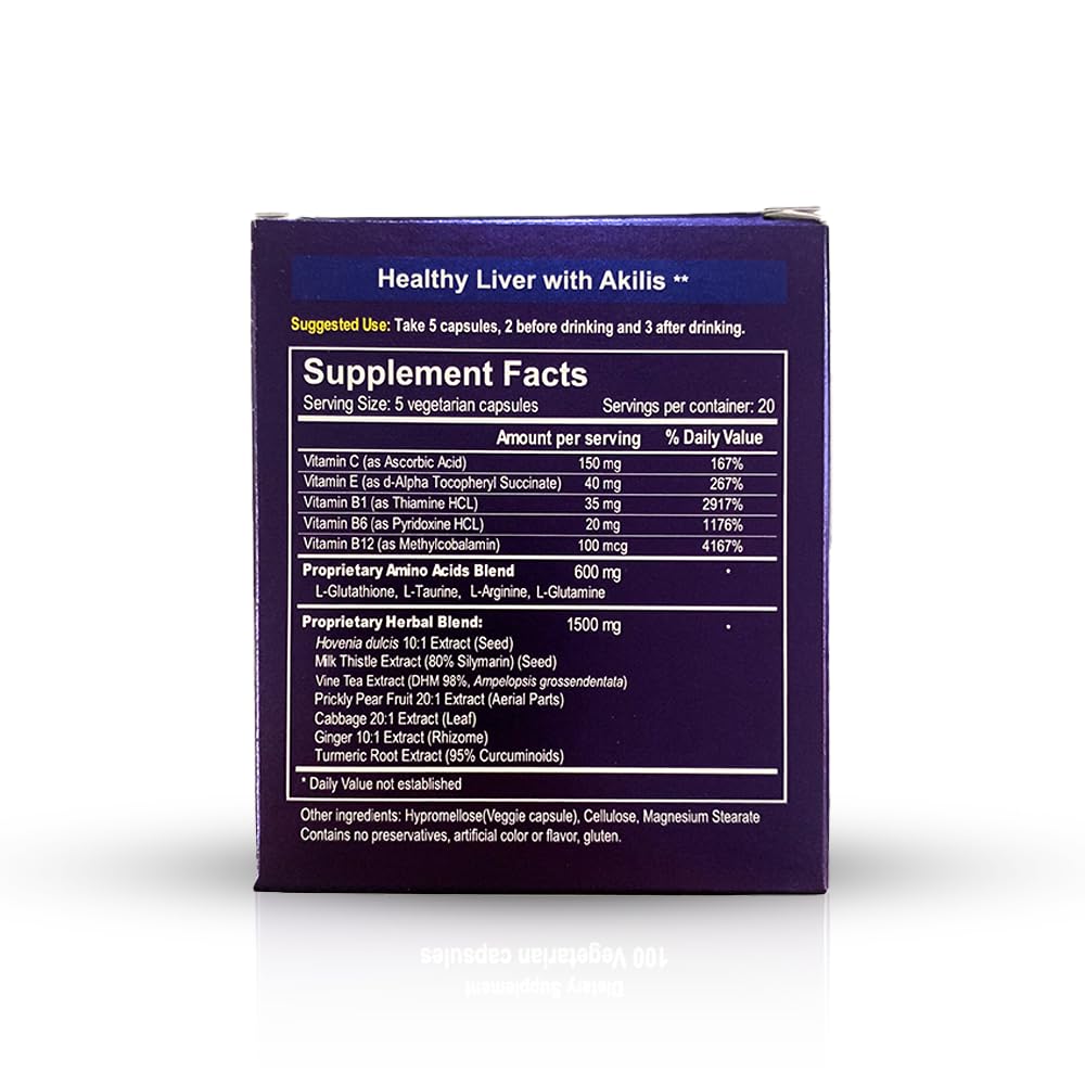 Nutripia Akilis glutathione feature underscores antioxidant protection.