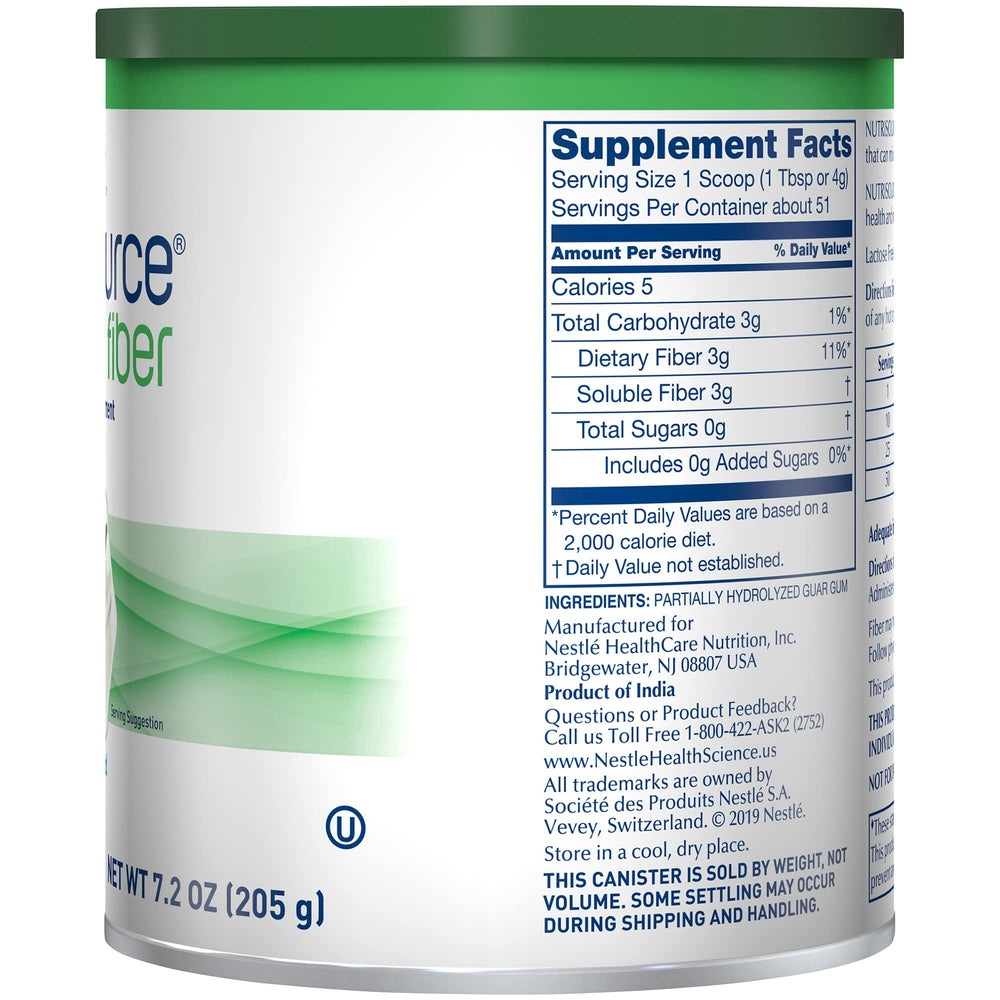 Nutrisource Fiber Powder blended into a milkshake for convenient fiber boost