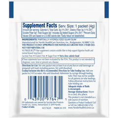 Nutrisource Fiber Supplement with 3g soluble fiber per serving supports digestion