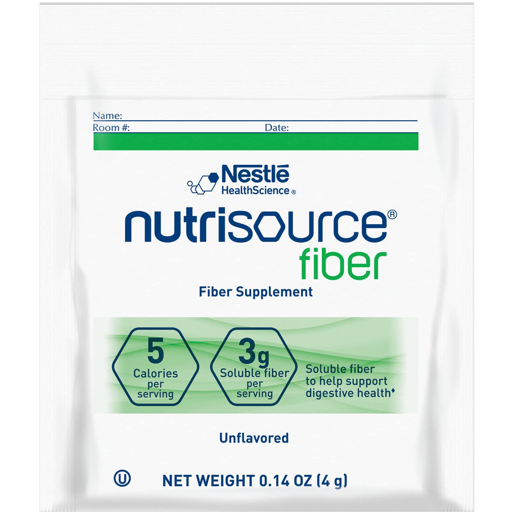 Nutrisource Fiber Supplement unflavored packet ready to mix into drinks