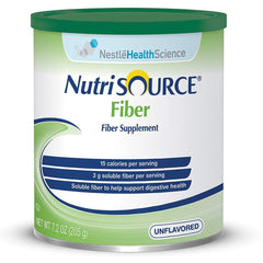 Nutrisource Fiber unflavored can front showing easy daily fiber addition.