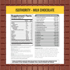 Nutrithority Isothority whey powder keto-friendly label for low carb option