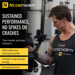 Pouring Nutrithority Mr. Fusion into a glass for a smooth energy drink.